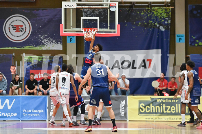 Basketball Superliga 2024/25, Playoff, Viertelfinale Spiel 3, Flyers Wels vs BBC Nord Dragonz,
