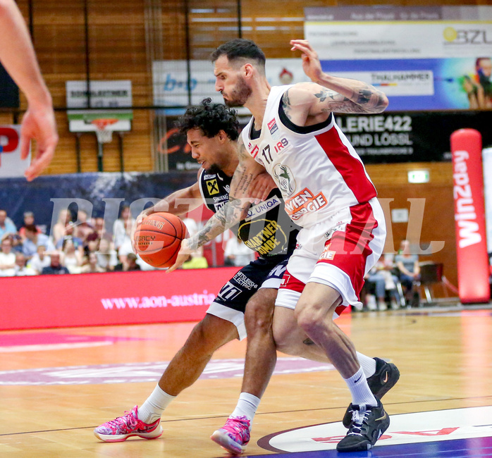 Basketball Superliga 2022/23, Playoff, Finale Spiel 3 Gmunden Swans vs. BC Vienna


