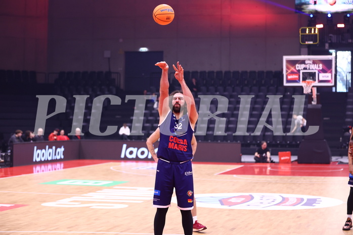 18.01.2025, Graz, Raiffeisen Sportpark, Basketball Austria Cup 2025, Final Four, Semifinale, Flyer Wels vs BBC Nord,  