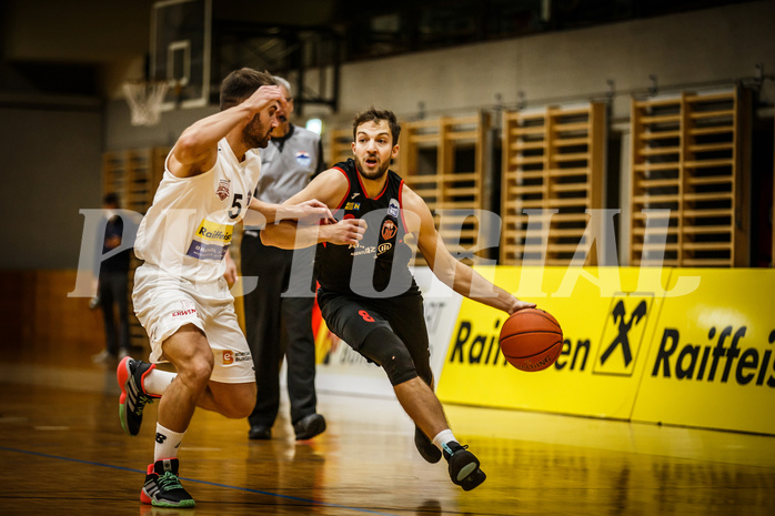 Basketball, Basketball Zweite Liga, Grunddurchgang 9.Runde, Mattersburg Rocks, Mistelbach Mustangs, Jan Kozina (8)