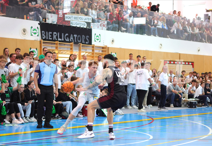 Basketball Zweite Liga 2023/24, Playoff, Finale Spiel 2 Union Deutsch Wagram Aligators vs. Mistelbach Mustangs