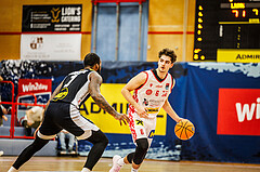 Basketball, win2day Basketball Superliga 2024/25, Grunddurchgang 9.Runde, Traiskirchen Lions, Gmunden Swans, Aleksej Kostic (6)