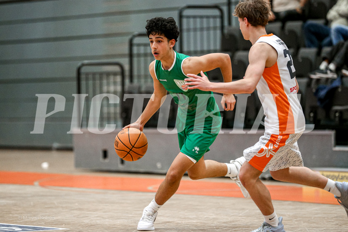 29.03.2025 Österreichischer Basketballverband 2024/25, SLMU16, Basket Dukes vs. KOS Celovec
