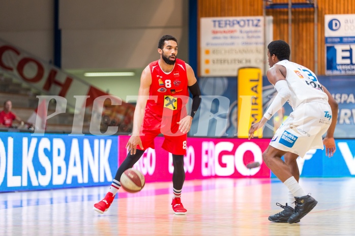 Basketball, ABL 2016/17, Grunddurchgang 21.Runde, Oberwart Gunners, WBC Wels, Kevin Payton (8), Andell Cumberbatch (13)