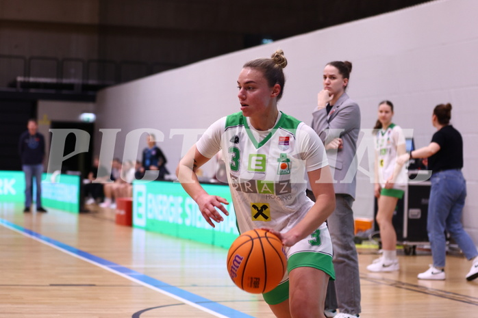 26.01.2025, Graz, Raiffeisen Sportpark, Basketball Damen Superliga 2024/25, Grunddurchgang, 12.Runde, UBI Graz vs. DBB WelsVienna Timberwolves