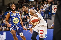 Basketball, ABL 2018/19, Playoff HF Spiel 1, Oberwart Gunners, Gmunden Swans, Dwane Miner (6)