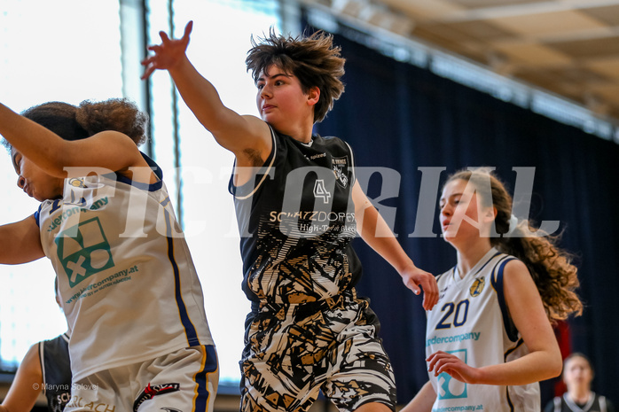 01.03.2025 Österreichischer Basketballverband 2024/25, SLWU16 WAT 3 Capricorns vs. VKL Vikings Swans