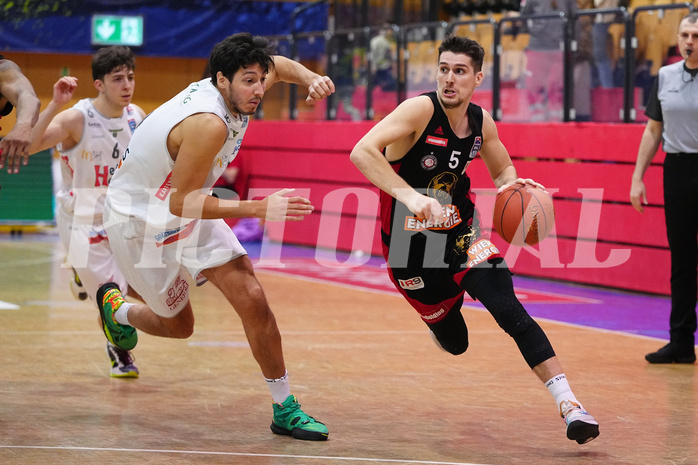 Basketball Superliga 2021/22, Grundduchgang 16.Runde , Kapfenberg Bulls vs. BC Vienna


