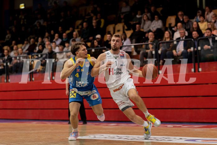 Basketball, Basketball Superliga 2022/23, Grunddurchgang Runde 18, Kapfenberg Bulls, SKN St. P