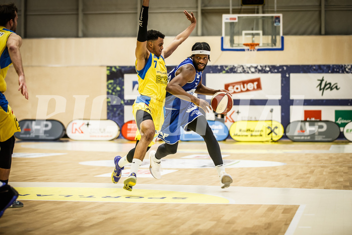 Basketball, bet-at-home Basketball Superliga 2019/20, Viertelfinale 2. Spiel, SKN St. Pölten Basketball, Oberwart Gunners, Quincy Diggs (13)
