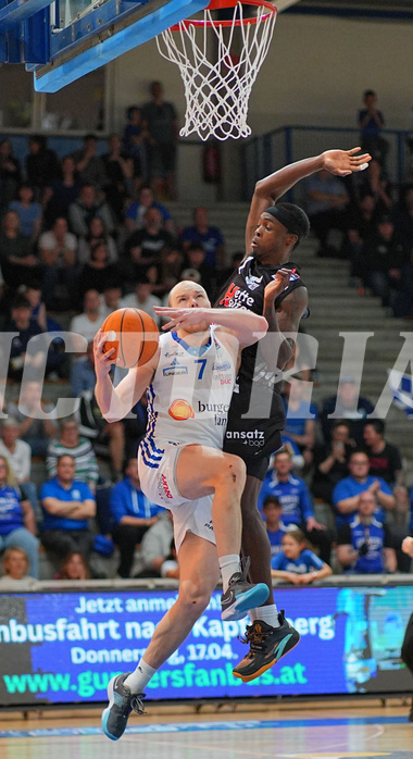 Basketball Superliga 2024/25, Playoffs, Viertelfinale Spiel 1 Oberwart Gunners vs. Kapfenberg Bulls


