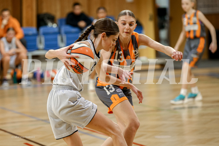 22.02.2025 Österreichischer Basketballverband 2024/25, SLWU14 Basket Flames UNION vs Basket Duchess