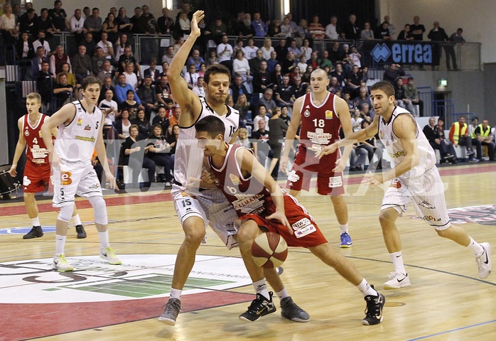 Basketball ABL 2015/16 Grunddurchgang 12.Runde  Güssing Knights vs BC Vienna