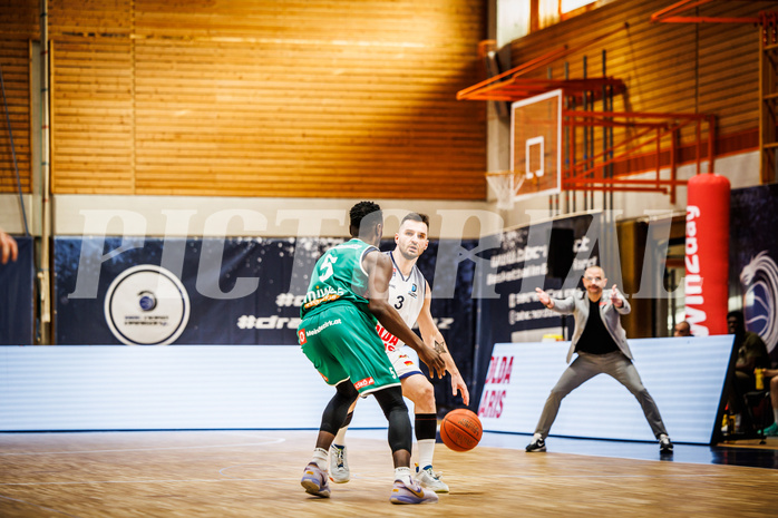 Basketball, win2day Basketball Superliga 2022/23, 8. Qualifikationsrunde, BBC Nord Dragonz, Kapfenberg Bulls, Petar Cosic (3)
