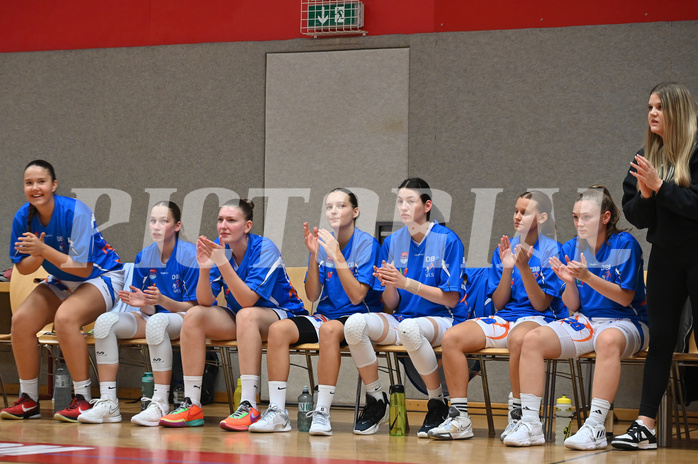 Basketball Superliga 2024/25, Supercup 1.Runde, DBB Wels vs Basket Flames Women,

