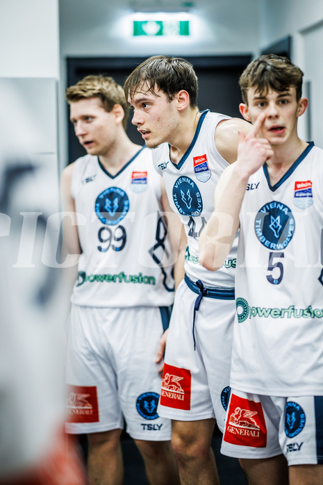 Basketball, Win2Day Superliga 2023/24, 1. Qualifikationsrunde, Vienna Timberwolves, Fürstenfeld Panthers, Ivor Kuresevic (44)