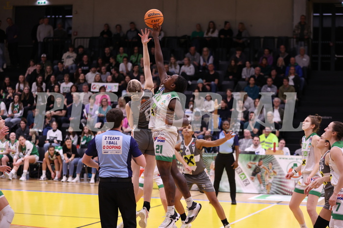 23.03.2024, Graz, Raiffeisen Sportpark, Basketball Damen Superliga 2023/24, Semifinale, Spiel 2, UBI Holding Graz - BK Raiffeisen Duchess Klosterneuburg,  