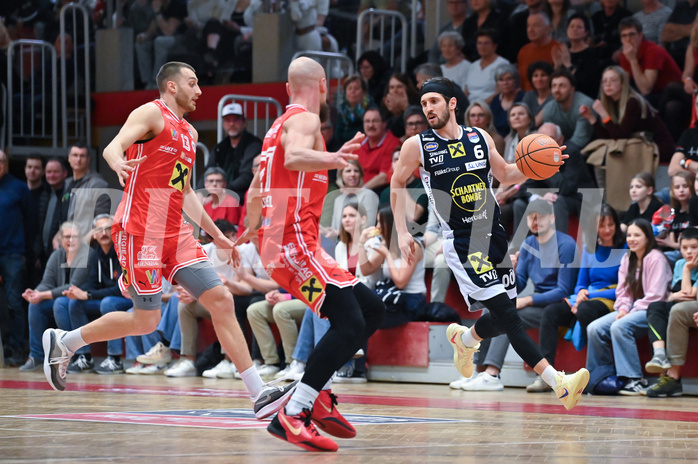 Basketball, Superliga 2024/25, Plazierungsrunde 5.Runde, Flyers Wels vs. Gmunden Swans,
