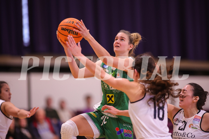 Basketball Damen Superliga 2023/24, Grunddurchgang 1.Runde Basket Flames vs. UBI Graz


