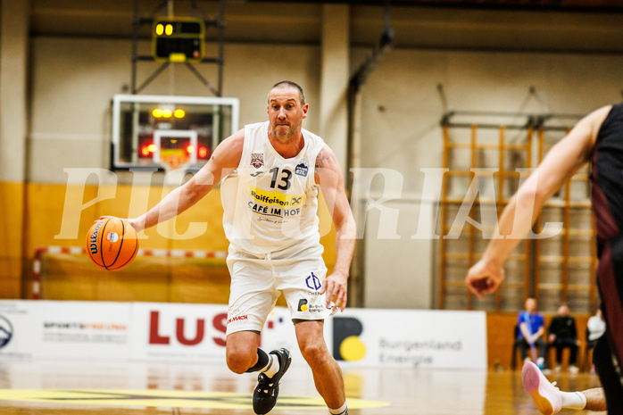 Basketball, Basketball Zweite Liga 2024/25, Grunddurchgang 17.Runde, Mattersburg Rocks, Mistelbach Mustangs, Corey Hallett (13)