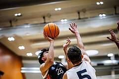 Basketball, Basketball Zweite Liga 2024/25, Grunddurchgang 3.Runde, Vienna Timberwolves, Vienna United, Sebastian Mailath-Pokorny (28)