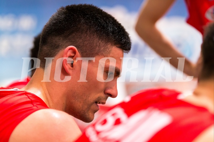 Basketball, ABL 2016/17, Playoff HF Spiel 1, Oberwart Gunners, WBC Wels, Dejan Cigoja (10)
