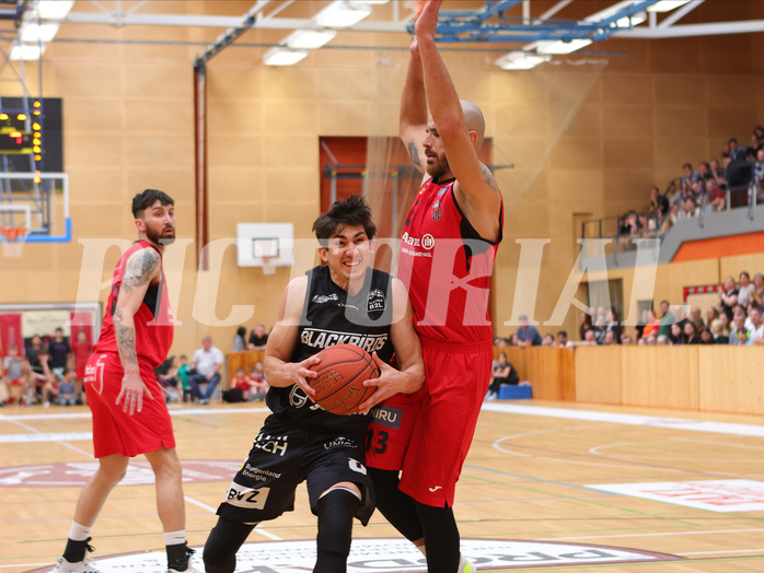 Basketball Zweite Liga 2022/23, Playoff, Finale Spiel 1 Mistelbach Mustangs vs. Güssing Blackbirds


