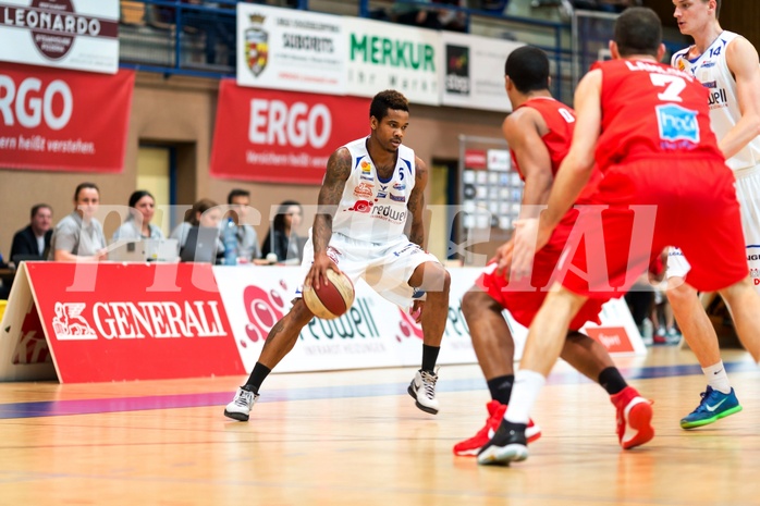 Basketball ABL 2015/16 Grunddurchgang 33.Runde Oberwart Gunners vs. WBC Wels