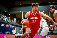 Basketball, AUT vs. NOR, Austria, Norway, Sjur Dyb Berg (22)
