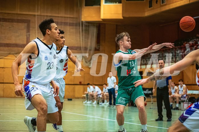 Basketball, Basketball Zweite Liga 2022/23, Playdown Spiel 5, Vienna United, Future Team Steiermark, Valdemar Hansen  (13)