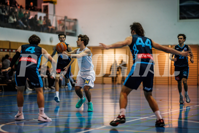 Basketball, Basketball Zweite Liga 2024/25, Grunddurchgang 13.Runde, UDW Alligators, Vienna Timberwolves, Simon Marek (11)