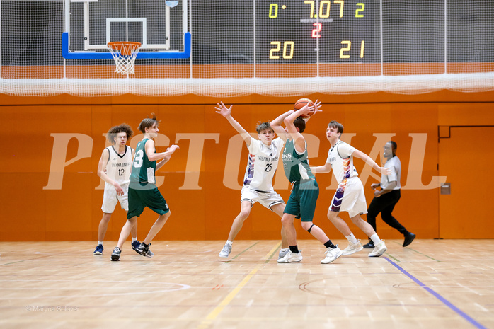 08.03.2025 Österreichischer Basketballverband 2024/25, SLMU16, Post SV Wien vs Dornbirn Lions