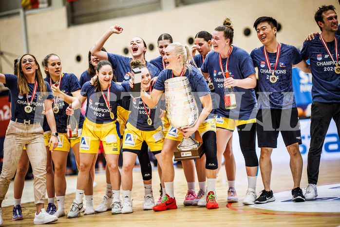 Basketball, Win2Day Basketball Damen Superliga 2023/24, Playoff, Finale Spiel 3, SKN St. Pölten, UBI Graz, 