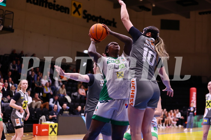 17.04.2025, Graz, Raiffeisen Sportpark, Basketball Damen Superliga 2024/25, Finale Spiel 3, UBI Graz vs. Klosterneuburg Duchess,  