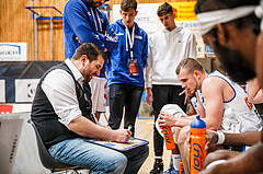 Basketball, bet-at-home Basketball Superliga 2020/21, Grunddurchgang, 14. Runde, Oberwart Gunners, Gmunden Swans, Horst Leitner (Coach)