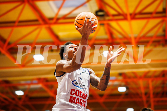 Basketball, win2day Basketball Superliga 2024/25, Grunddurchgang Runde 3, BBC Nord Dragonz, Flyers Wels, Rayshawn Mart (3)