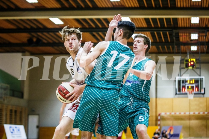 Basketball, 2.Bundesliga, Grunddurchgang 2.Runde, Mattersburg Rocks, KOS Celovec, Maximilian HÜBNER (8)