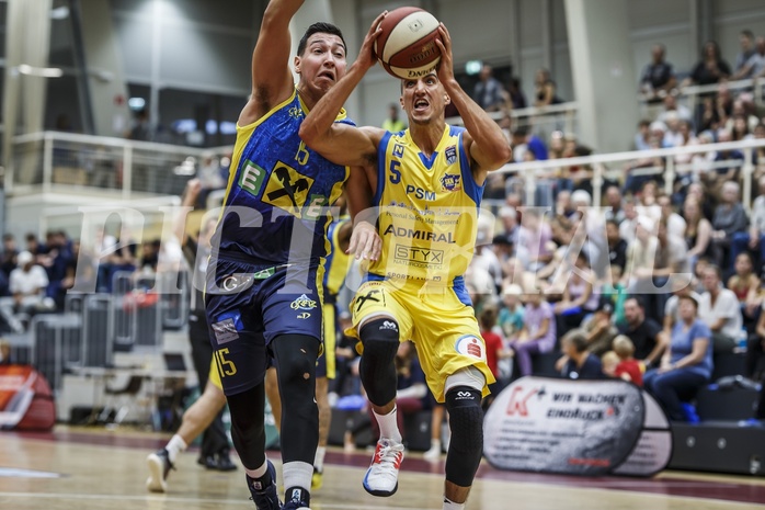 Basketball, Admiral Basketball Superliga 2019/20, Grunddurchgang 1.Runde, SKN St. Pölten Basketball, UBSC Raiffeisen Graz, Philip Jalalpoor (5)