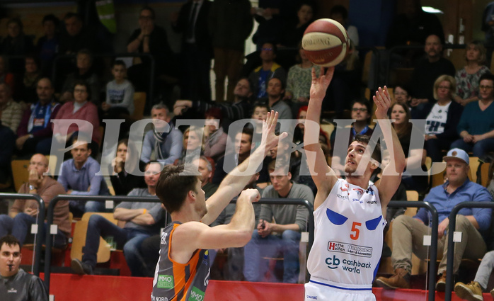 Basketball Superliga 2018/19, 3.Plazierungsrunde Kapfenberg Bulls vs. Klosterneuburg Dukes