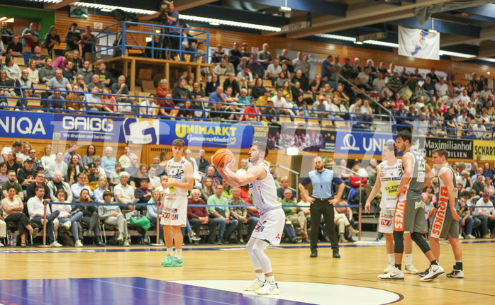 Basketball Superliga 2023/24, 1.Plazierungsrunde Gmunden Swans vs. Klosterneuburg Dukes