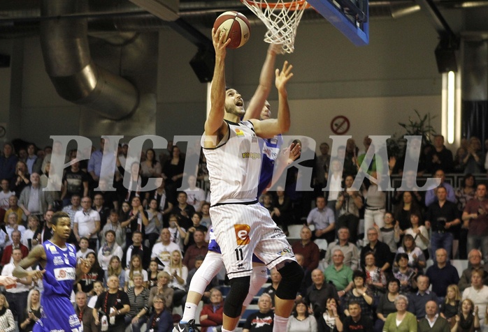 Basketball ABL 2015/16 Grunddurchgang 29.Runde  Güssing Knights vs Oberwart Gunners