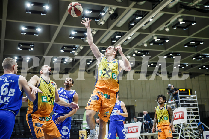 Basketball, Admiral Basketball Superliga 2019/20, Grunddurchgang 9.Runde, UBSC Graz, Oberwart Gunners, Anton Maresch (8) Basketball, Admiral Basketball Superliga 2019/20, Grunddurchgang 9.Runde, UBSC Graz, Oberwart Gunners, Anton Maresch (8)
