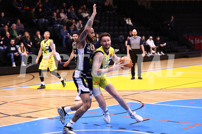 28.03.2025, Graz, Raiffeisen Sportpark Graz, Basketball Superliga 2024/25, 7. Platzierungsrunde, UBSC Graz - Gmunden Swans