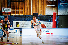 Basketball, Basketball Austria Cup 2022/23, Halbfinale 1, Oberwart Gunners, Gmunden Swans, Edi Patekar (9)