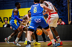 Basketball, Win2Day Superliga 2024/25, Grunddurchgang 4.Runde, Traiskirchen Lions, St. Pölten, Cedric Russell (0)