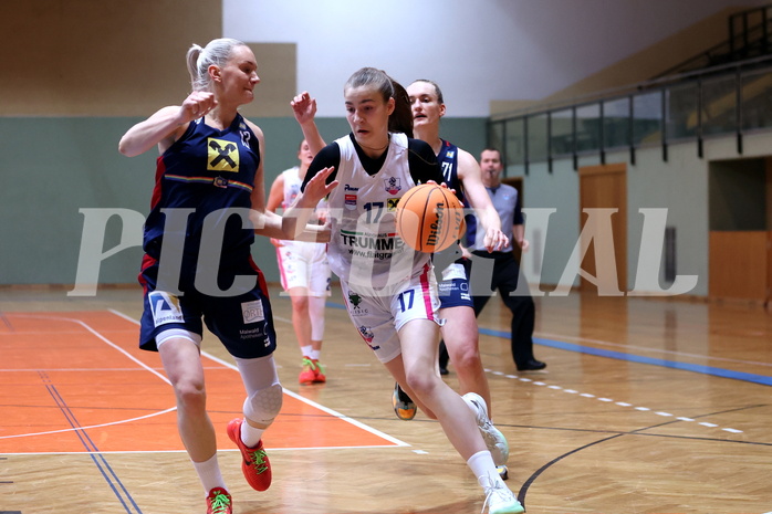 20.03.2024, Graz, Unionhalle A, Basketball Damen Superliga 2023/24, Semifinale, UBSC-DBBC Graz - SKN St. Pölten Frauen,  