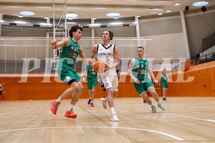 22.03.2025 Österreichischer Basketballverband 2024/25, SLMU19, Vienna United vs. Kapfenberg Bulls 
