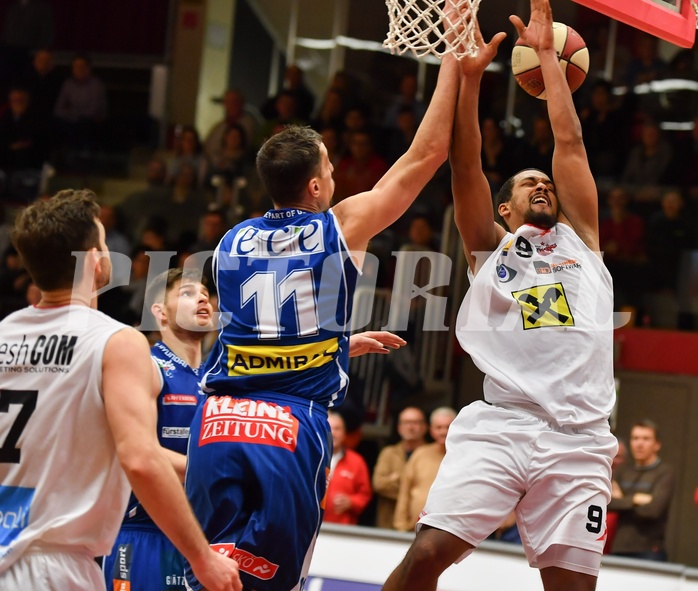 Basketball ABL 2016/17, Grunddurchgang 22.Runde WBC Wels vs. Kapfenberg Bulls