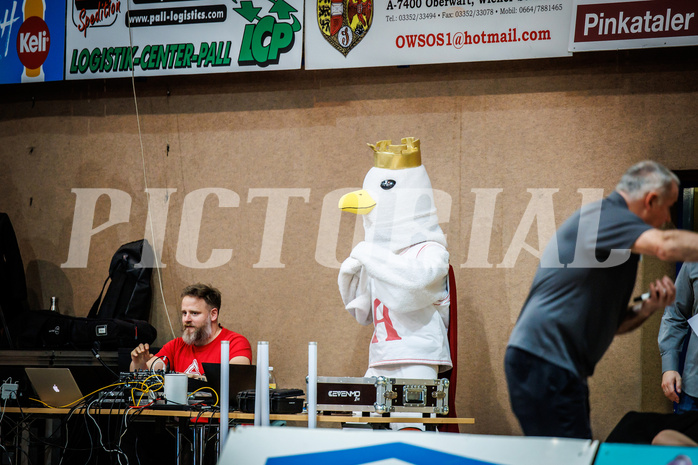 Basketball, Basketball Austria Cup 2022/23, Damen Finale, UBI Graz, BK Raiffeisen Duchess, #mascot