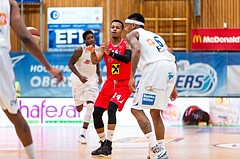 Basketball, ABL 2016/17, Grunddurchgang 21.Runde, Oberwart Gunners, WBC Wels, De Juan Wright (14), Derek Jackson Jr. (6)